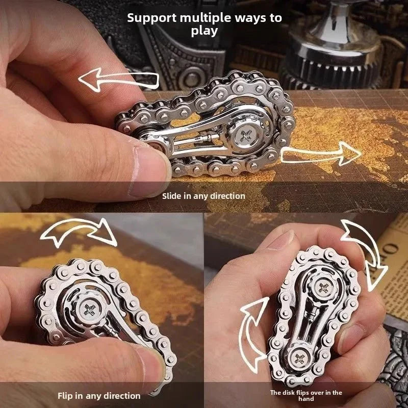 Metal Fidget Spinner | CNC Machined Stainless Steel Desk Toy