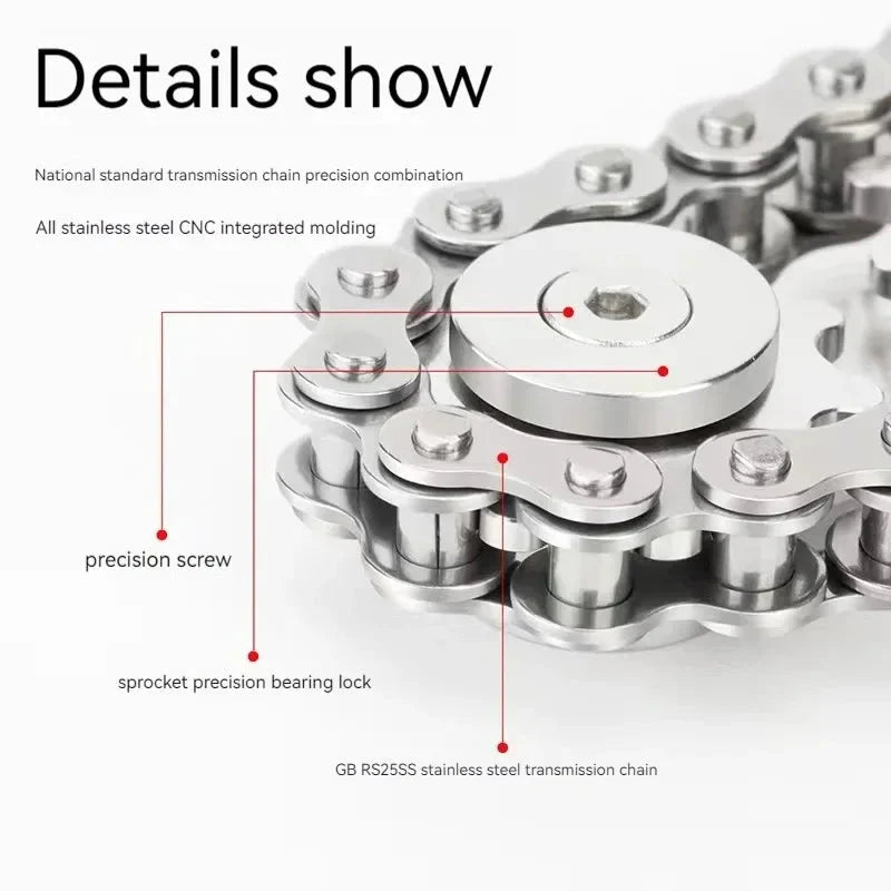 Metal Fidget Spinner | CNC Machined Stainless Steel Desk Toy